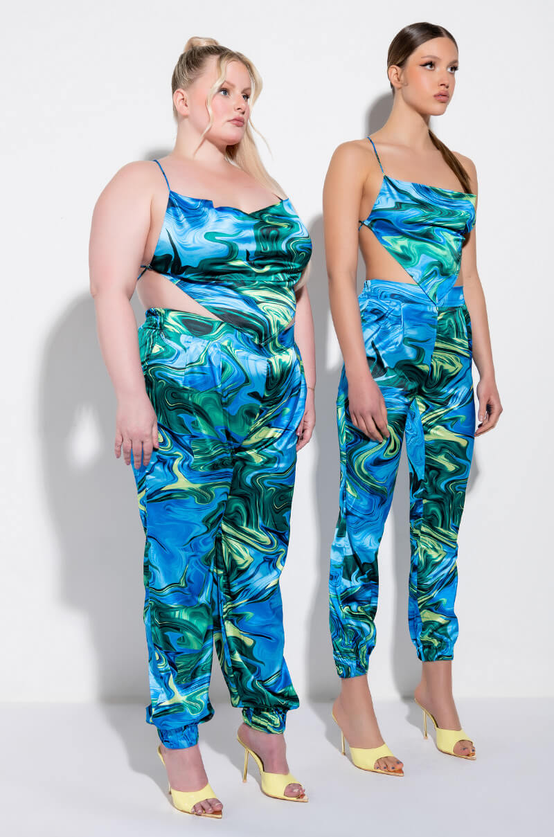 LIMELIGHT SATIN JOGGER