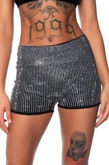 LINE UP EMBELLISHED CLUB SHORTS