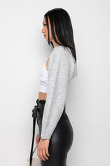 CELESTE CHAIN SHRUG SWEATER