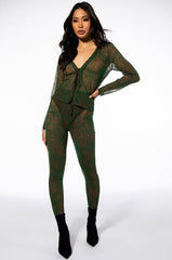 LIVIN ON A PRAYER MESH LEGGING