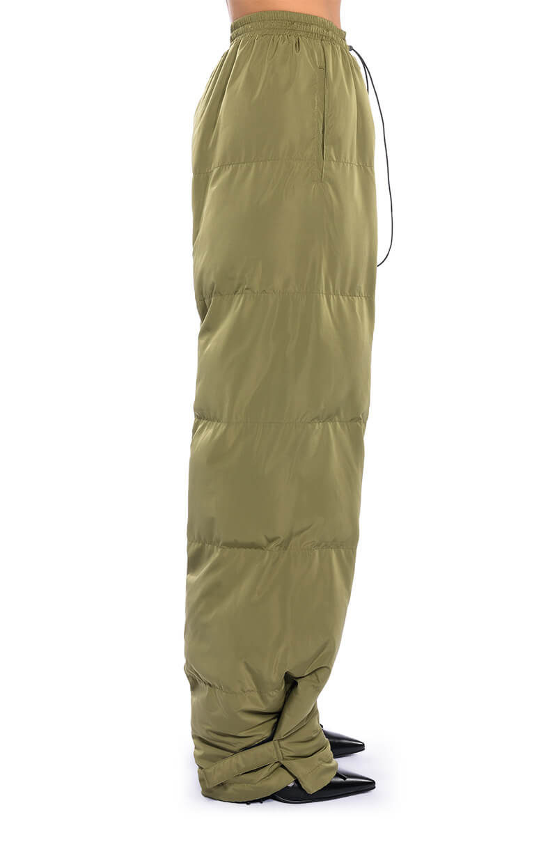 LORENA WIDE LEG PUFFER PANT