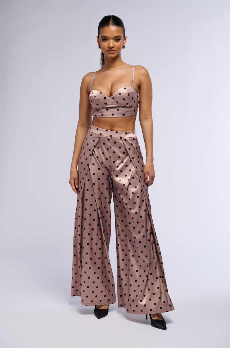 LORRAINE POLKA DOT BUSTIER
