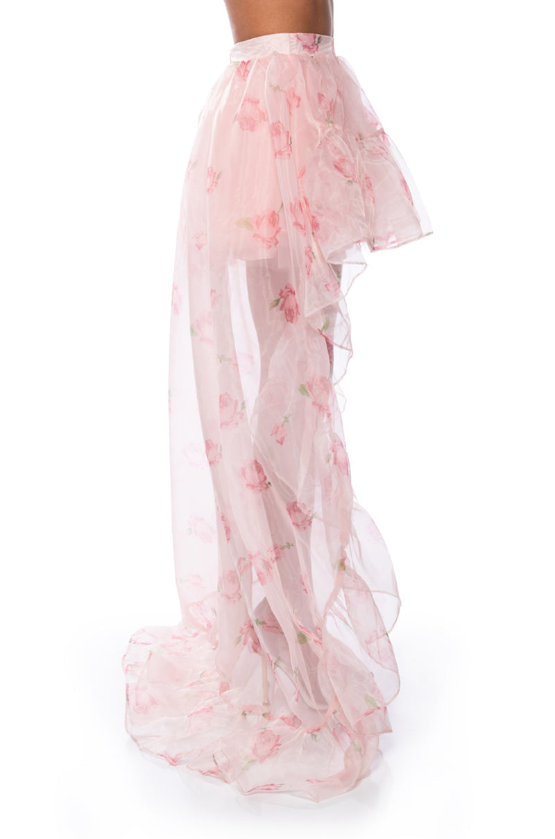 LOST IN A DREAM TULLE HIGH LOW SKIRT