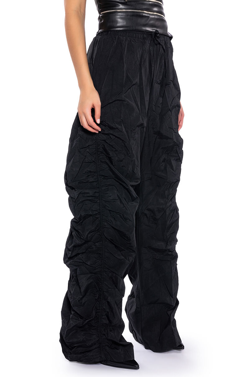LOTTI RUCHED NYLON JOGGER