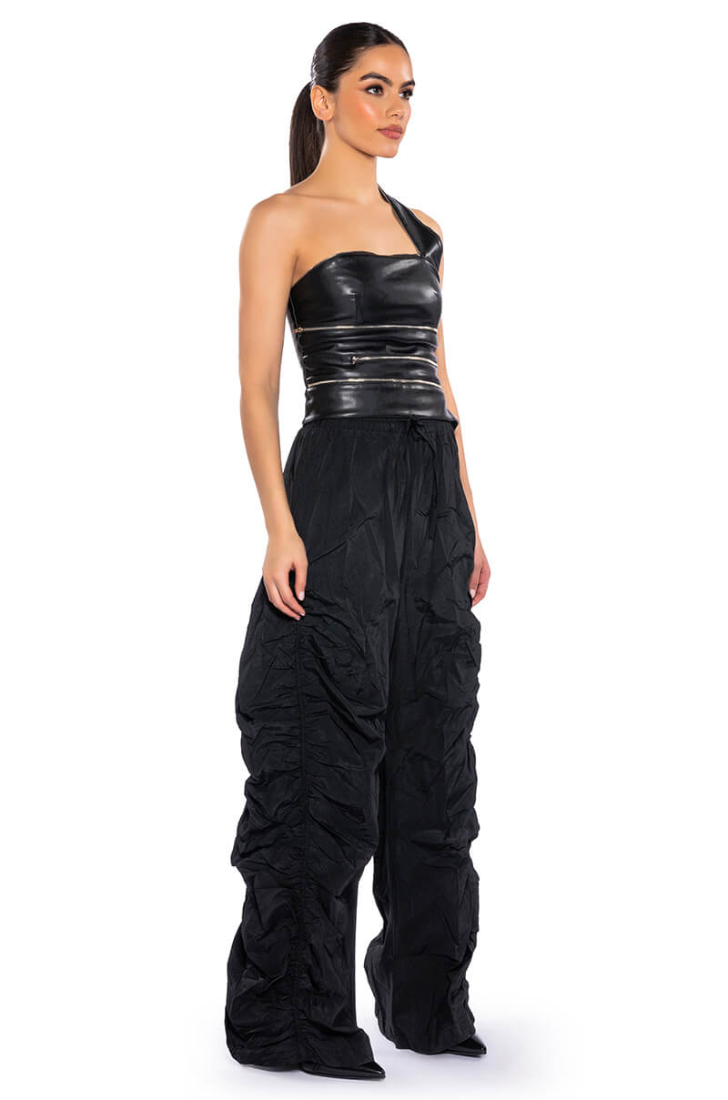 LOTTI RUCHED NYLON JOGGER