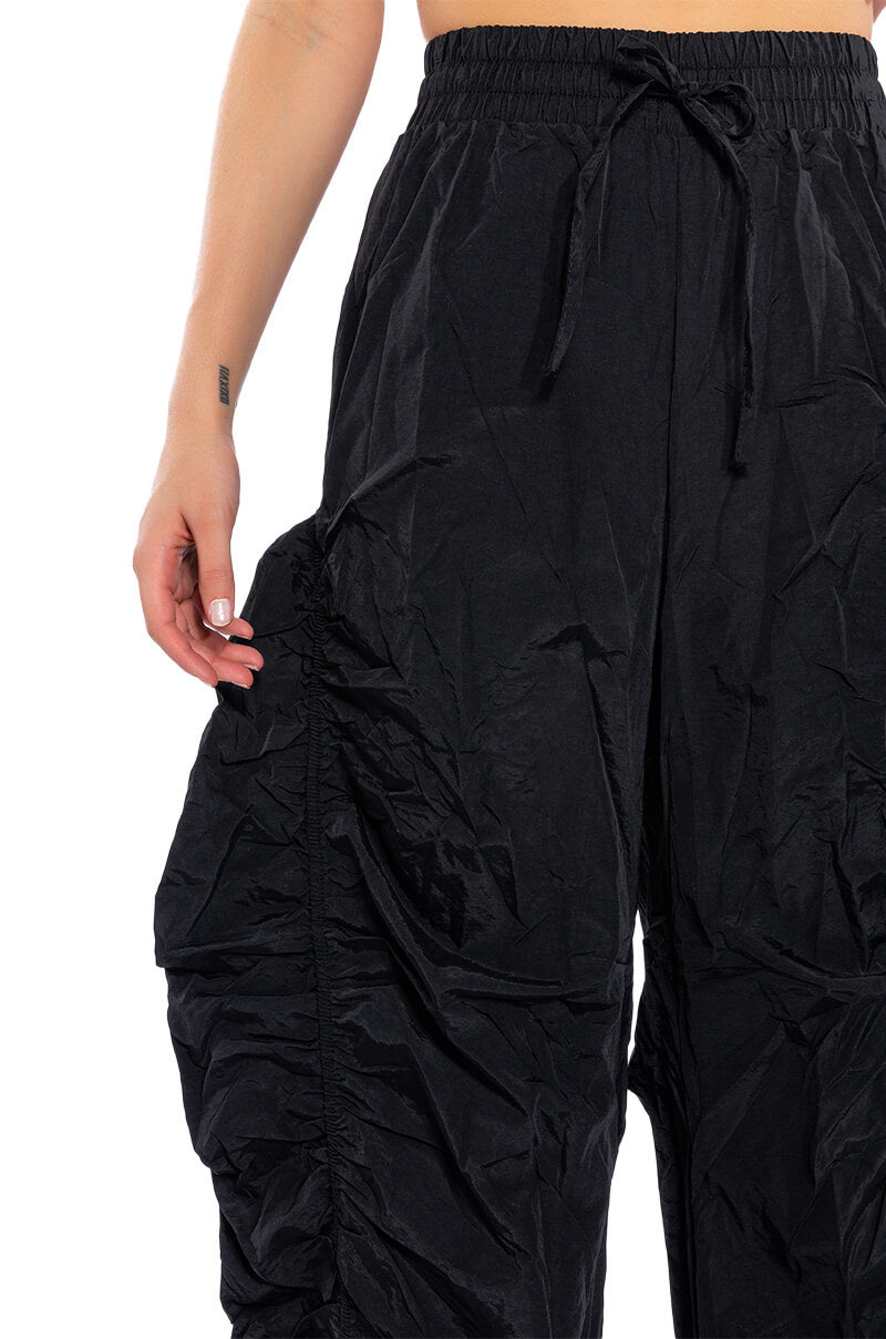 LOTTI RUCHED NYLON JOGGER