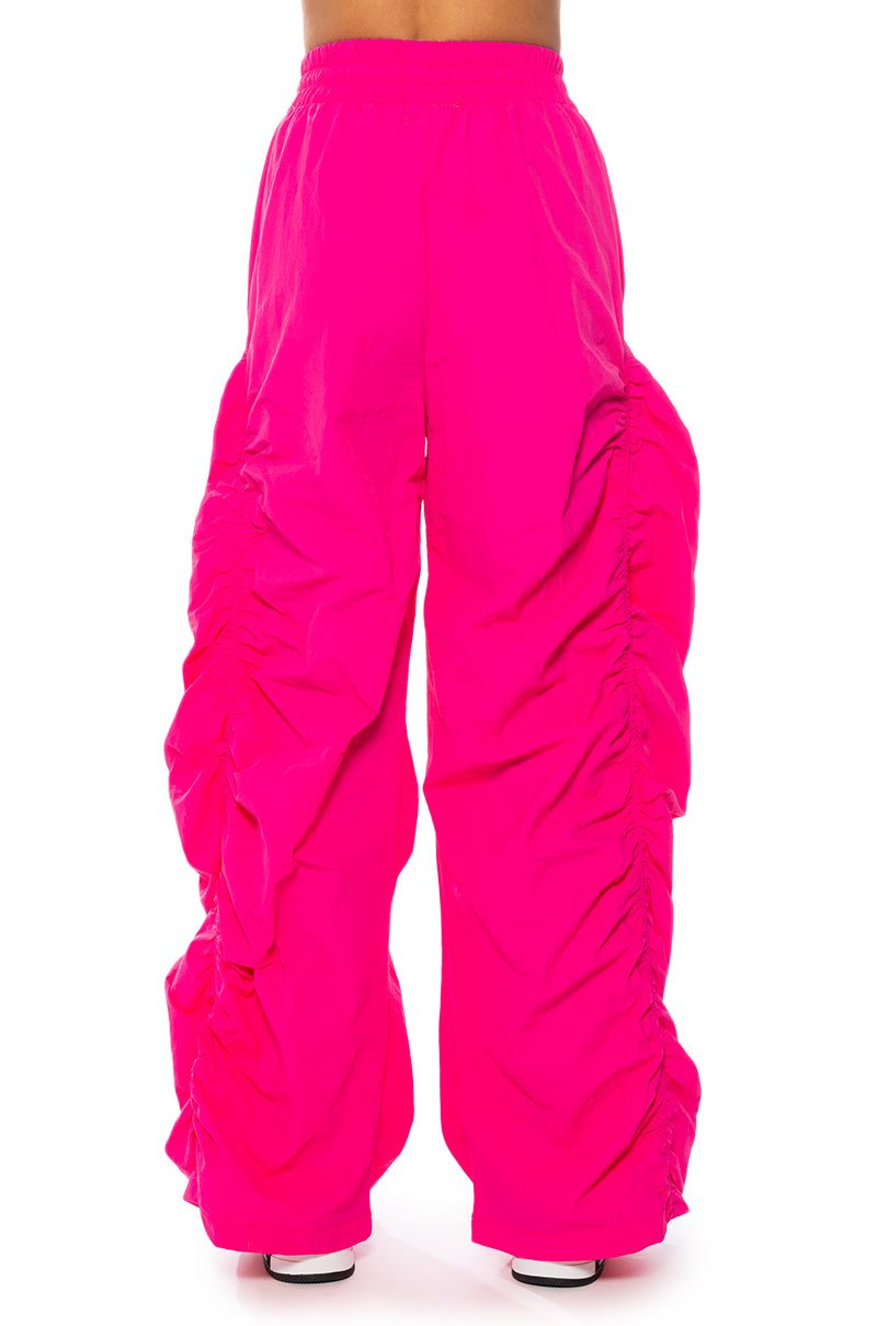 LOTTI RUCHED NYLON JOGGER