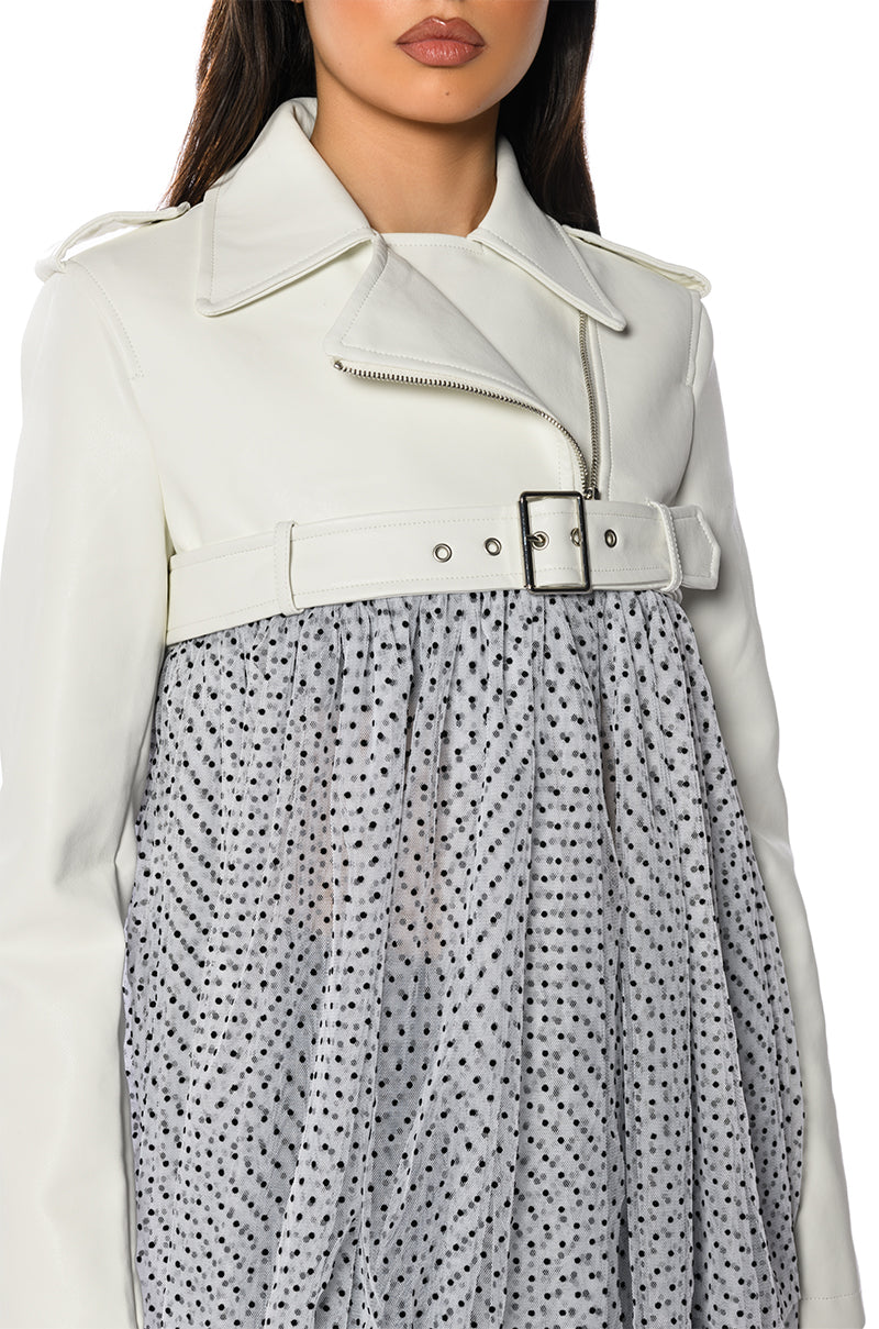 LOVE AND MEMORIES MAXI MOTO JACKET