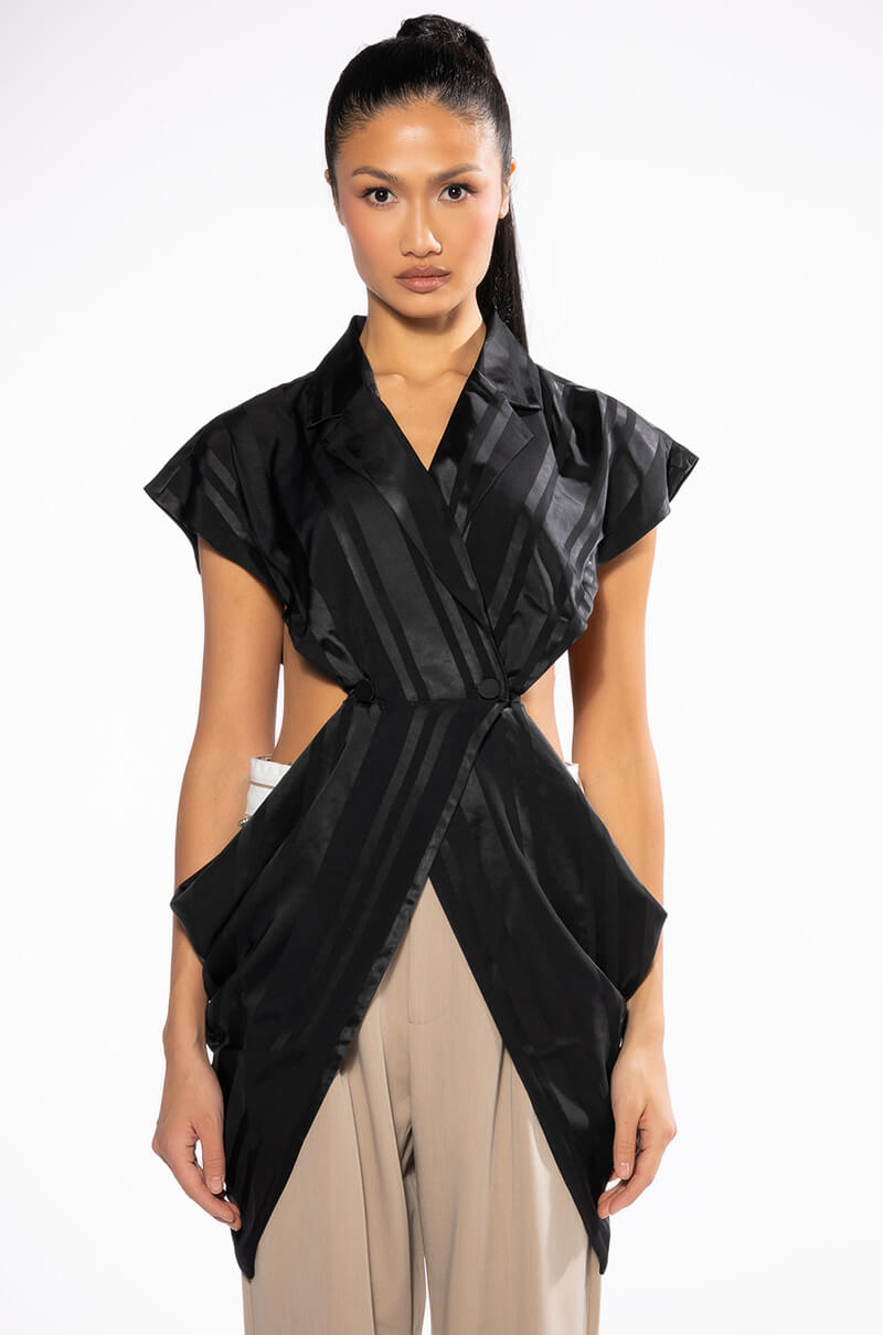 LOVE CRAZY CUT OUT BLOUSE