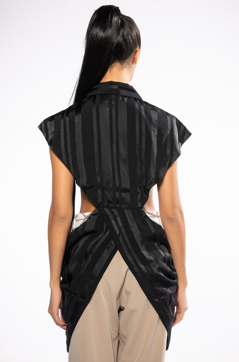 LOVE CRAZY CUT OUT BLOUSE
