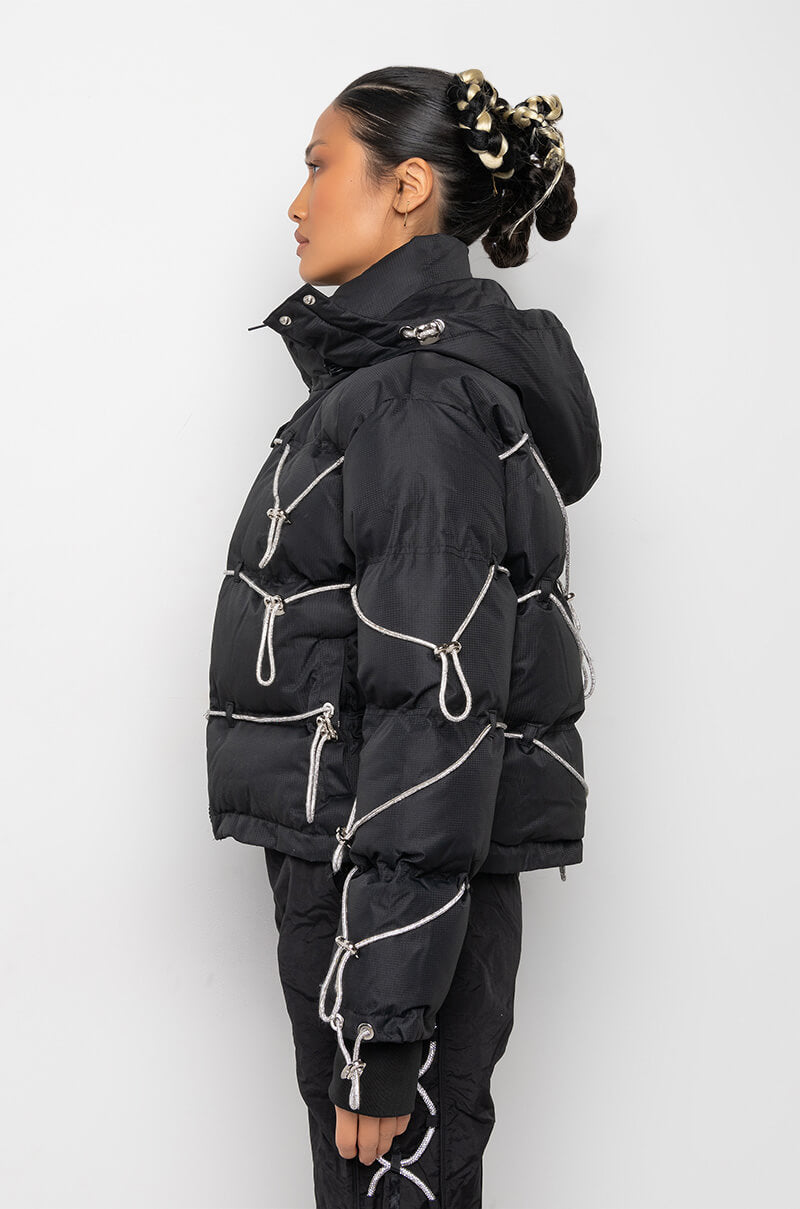 LOVE IN THE CITY DIAMOND STRING PUFFER