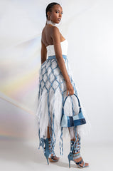 LOVE STORY MAXI TULLE DRESS