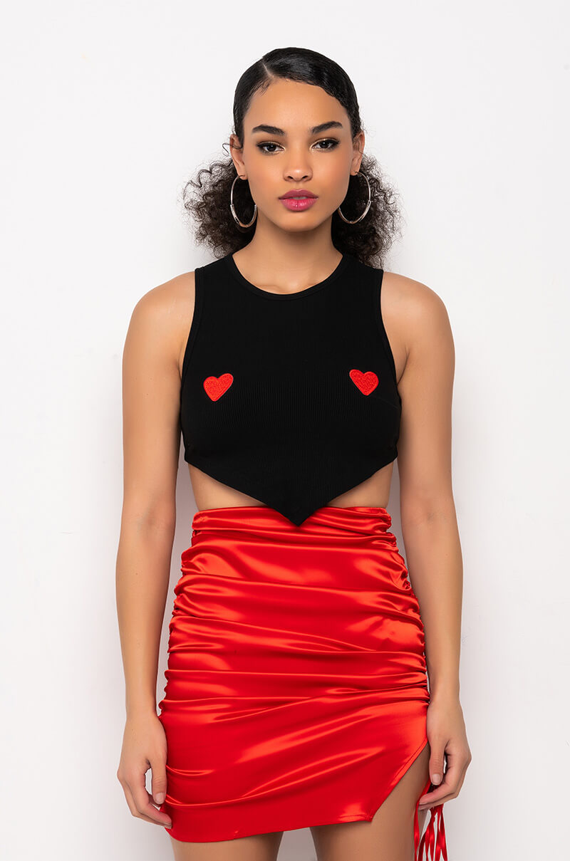 LOVER GIRL CROPPED TANK