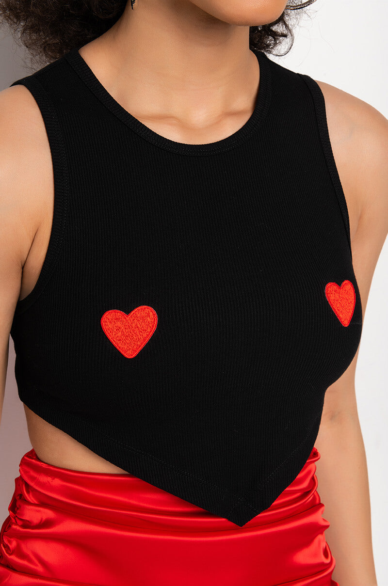 LOVER GIRL CROPPED TANK