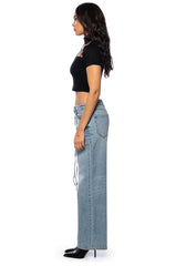 LOVING ON ME HIGH NECK CROP TOP