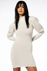 LUCKY LONG SLEEVE MINI DRESS
