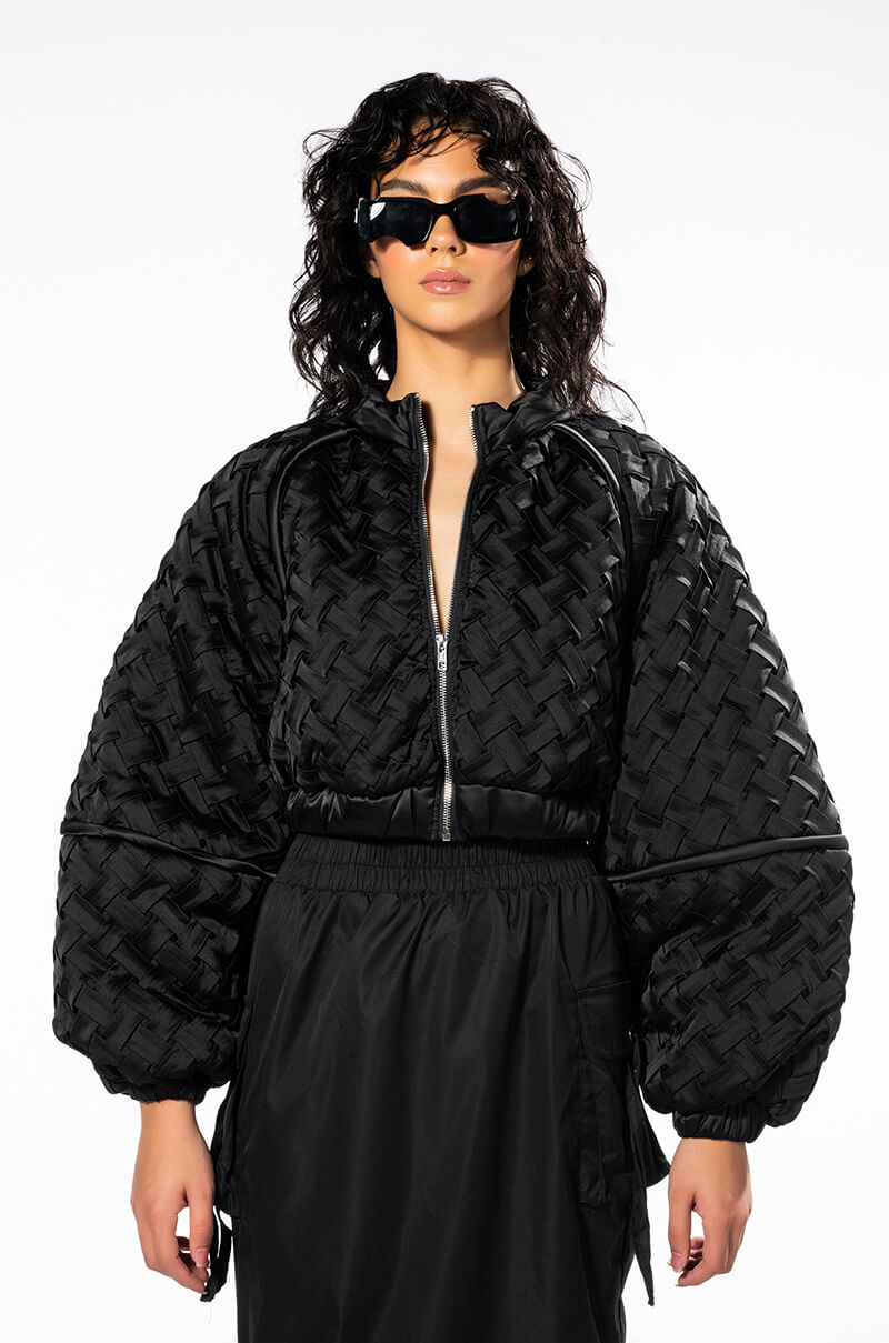 LIPA WEAVE DETAILED BOMBER