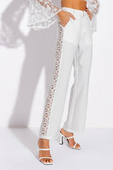 LUCY LACE DETAIL TROUSER