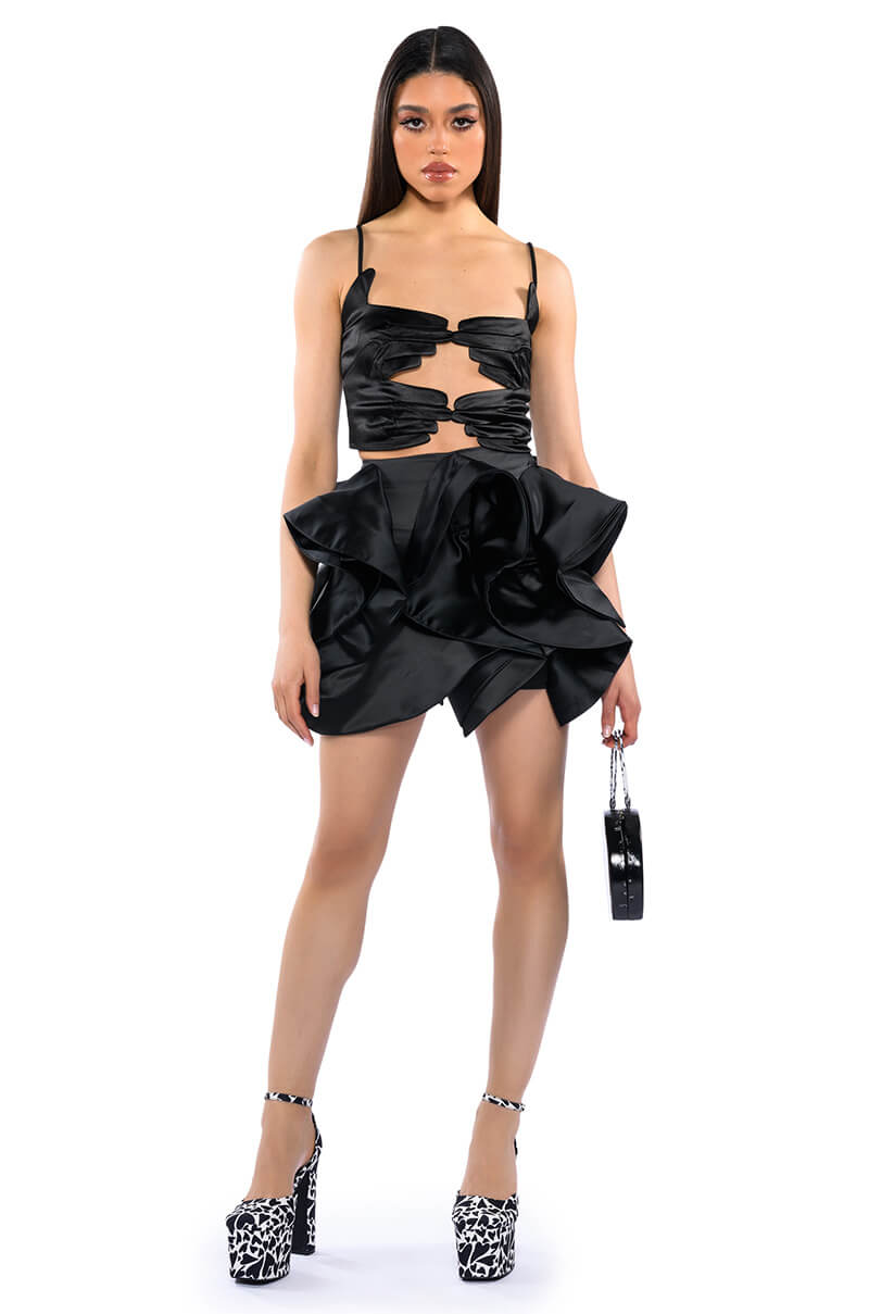 LUX WAVES MINI SKIRT