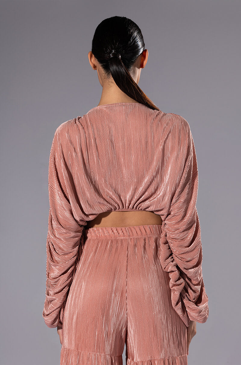 MADE YOU BLUSH CINCHED TOP