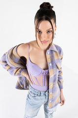 ESME MESH CORSET BODYSUIT