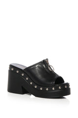 RAMI CHUNKY SANDAL IN BLACK