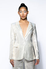 MAIN CHARACTER SEQUIN BLAZER AND SUIT PANT