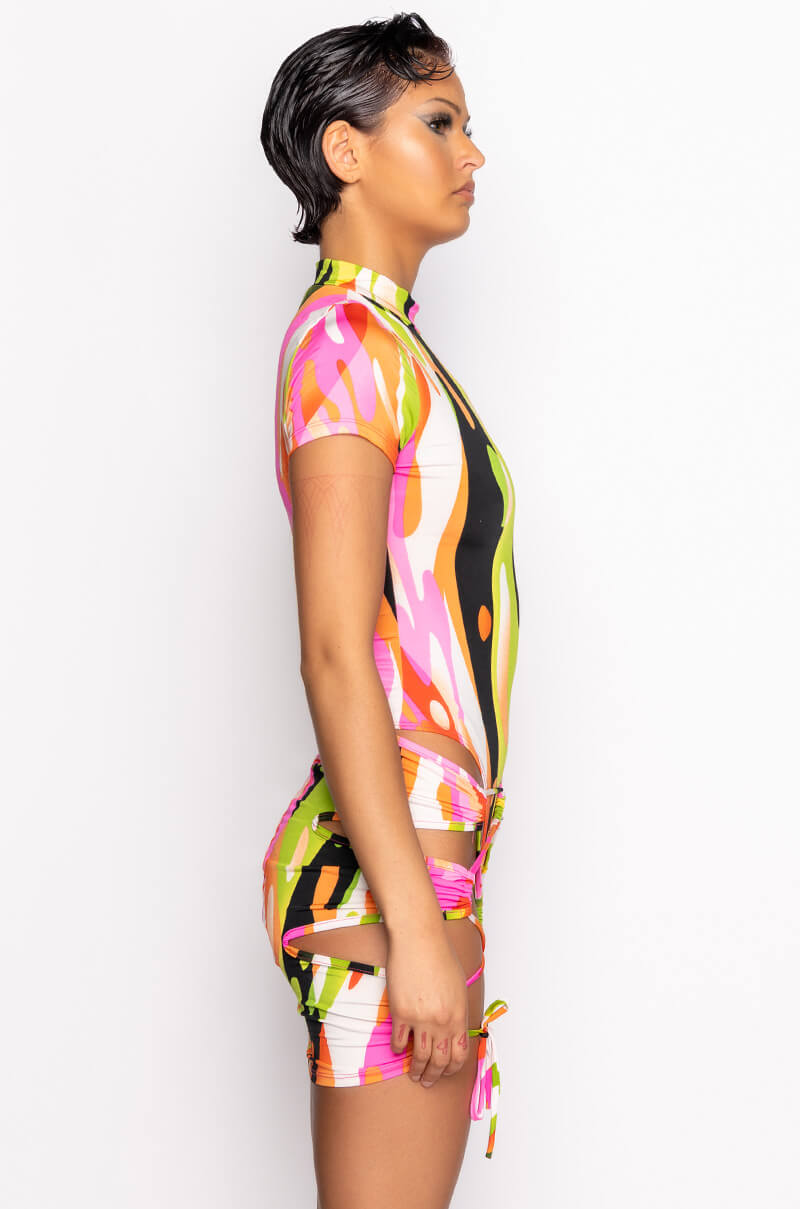 MAKE A MOVE MOCK NECK BODYSUIT