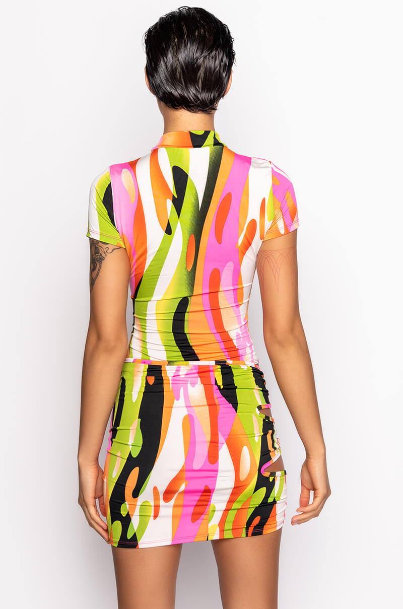 MAKE A MOVE MOCK NECK BODYSUIT