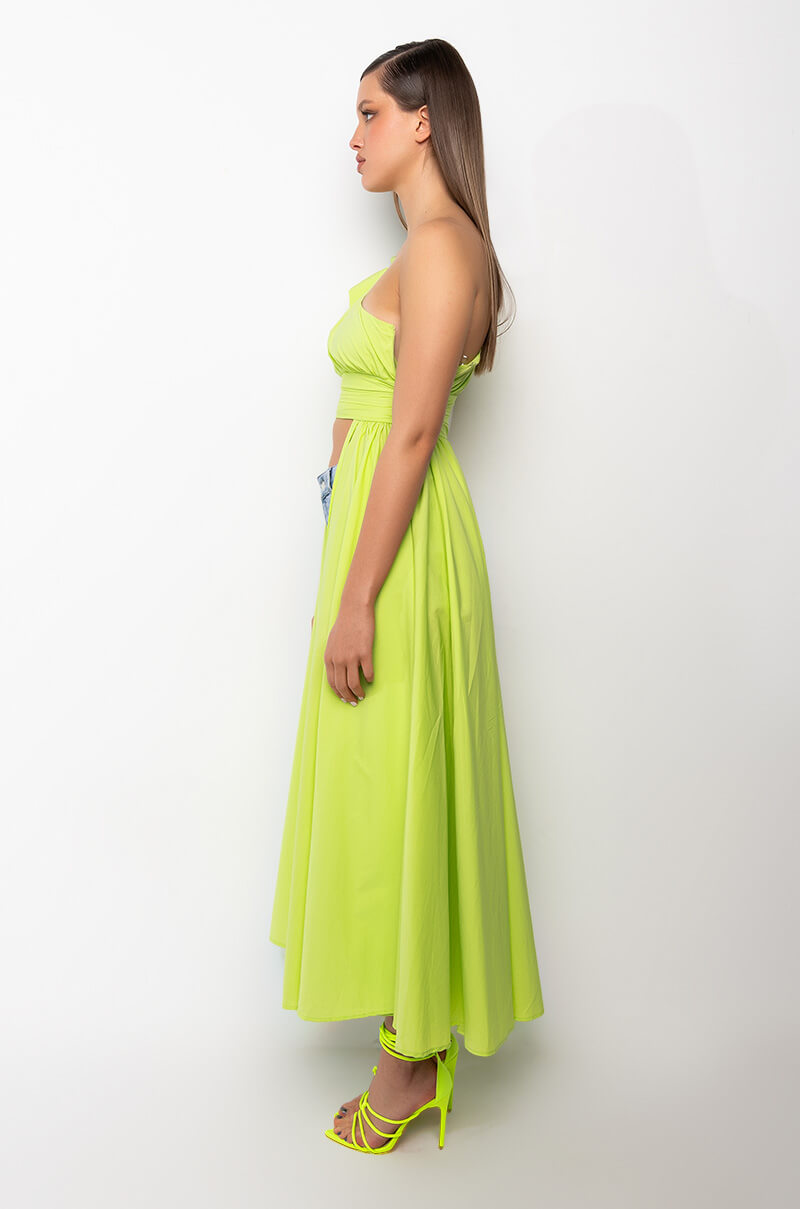 MAKE AN ENTRANCE ONE SHOULDER HIGH LOW BLOUSE