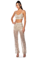 MAKE TIME FOR ME SPARKLE SKINNY PANT