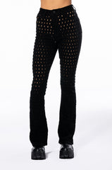 MAKE YOU WANT MORE DISTRESSED FLARE JEANS