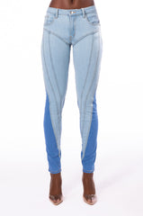 MAKE YOUR MOVE LOW RISE SKINNY JEANS