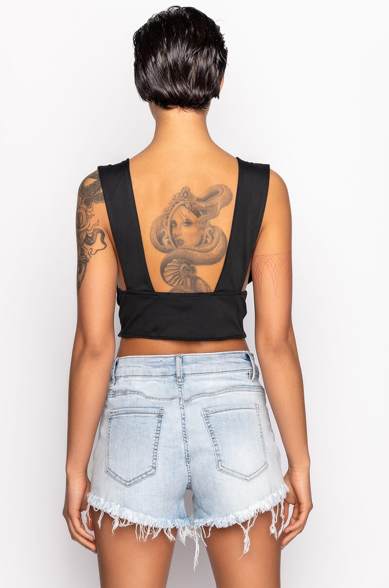 POPPY CROP TANK TOP
