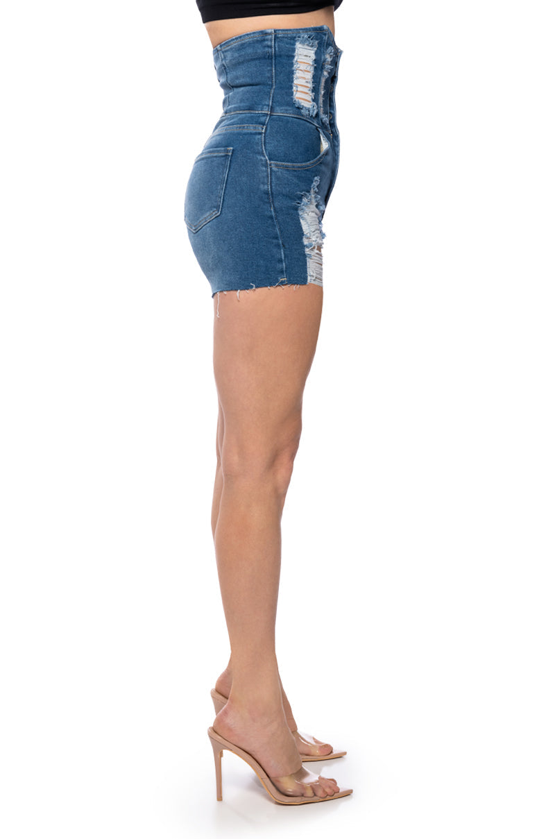 TIFFANY UNDER BUST DENIM SHORT