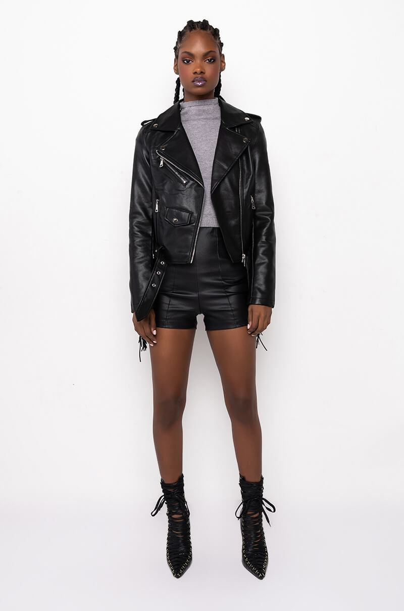 MAMA FRINGE MOTO JACKET