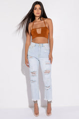 MAMI SLINKY HALTER TOP