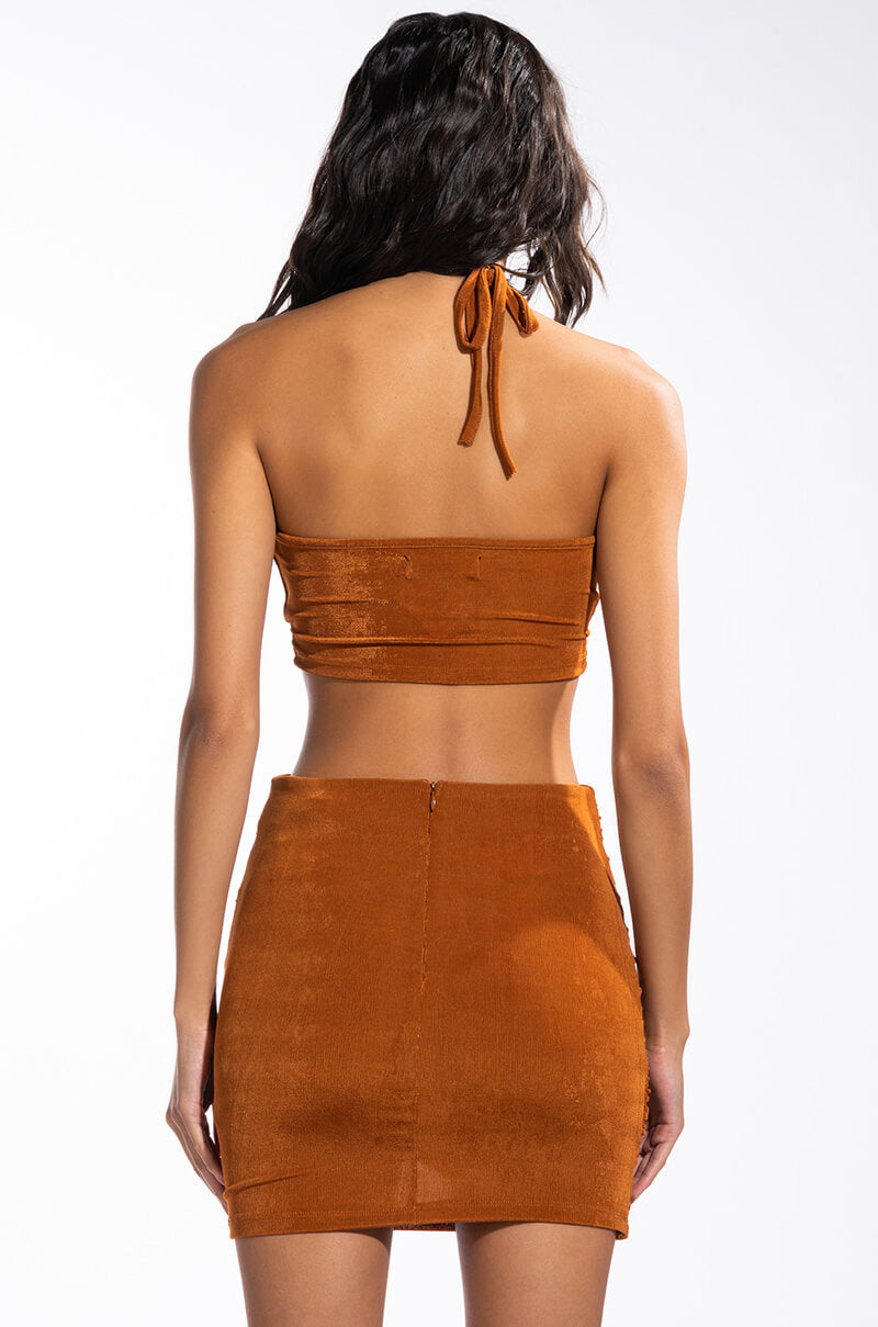 MAMI SLINKY HALTER TOP