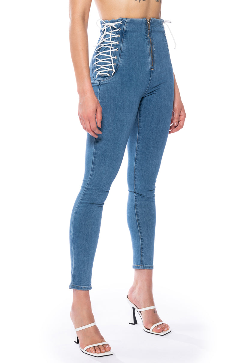 MARGOT LACE SKINNY JEANS