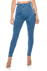 MARGOT LACE SKINNY JEANS