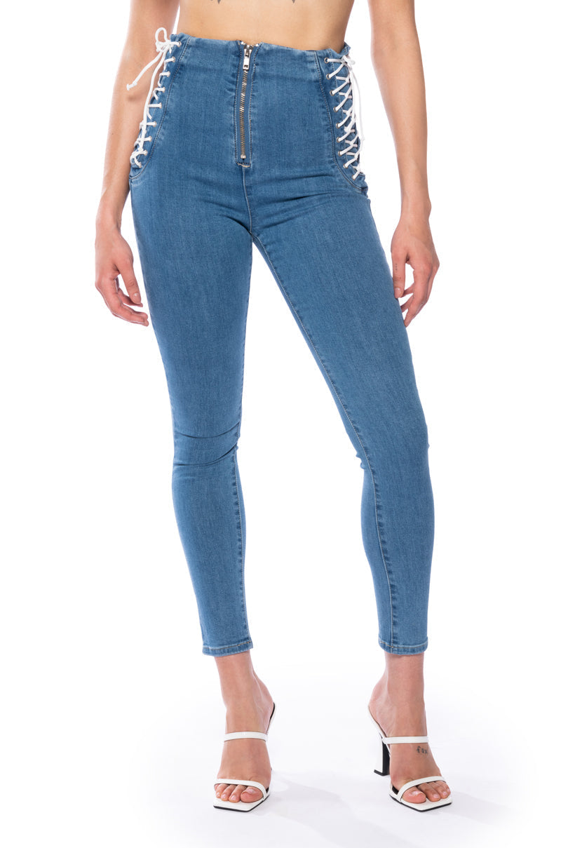 MARGOT LACE SKINNY JEANS