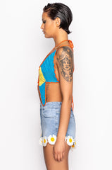 MARIPOSA CROCHET HALTER TOP