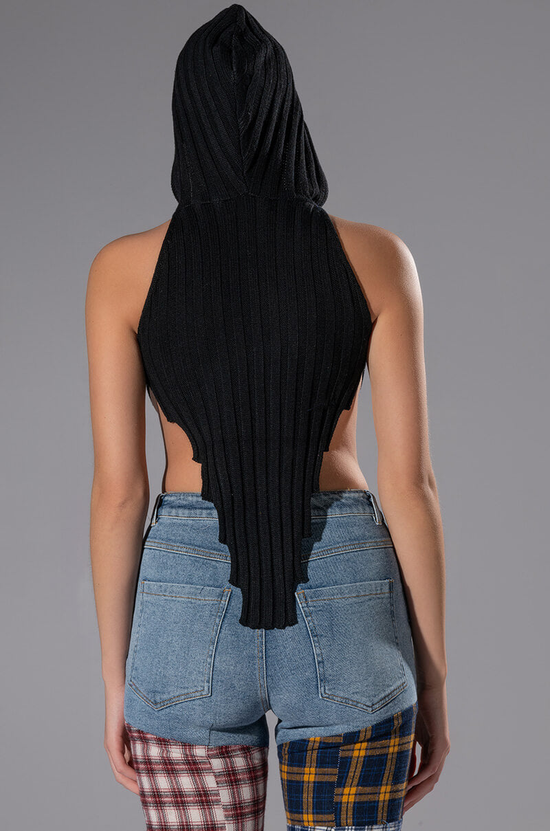 MARITZIA KNIT GEO HEM TANK TOP