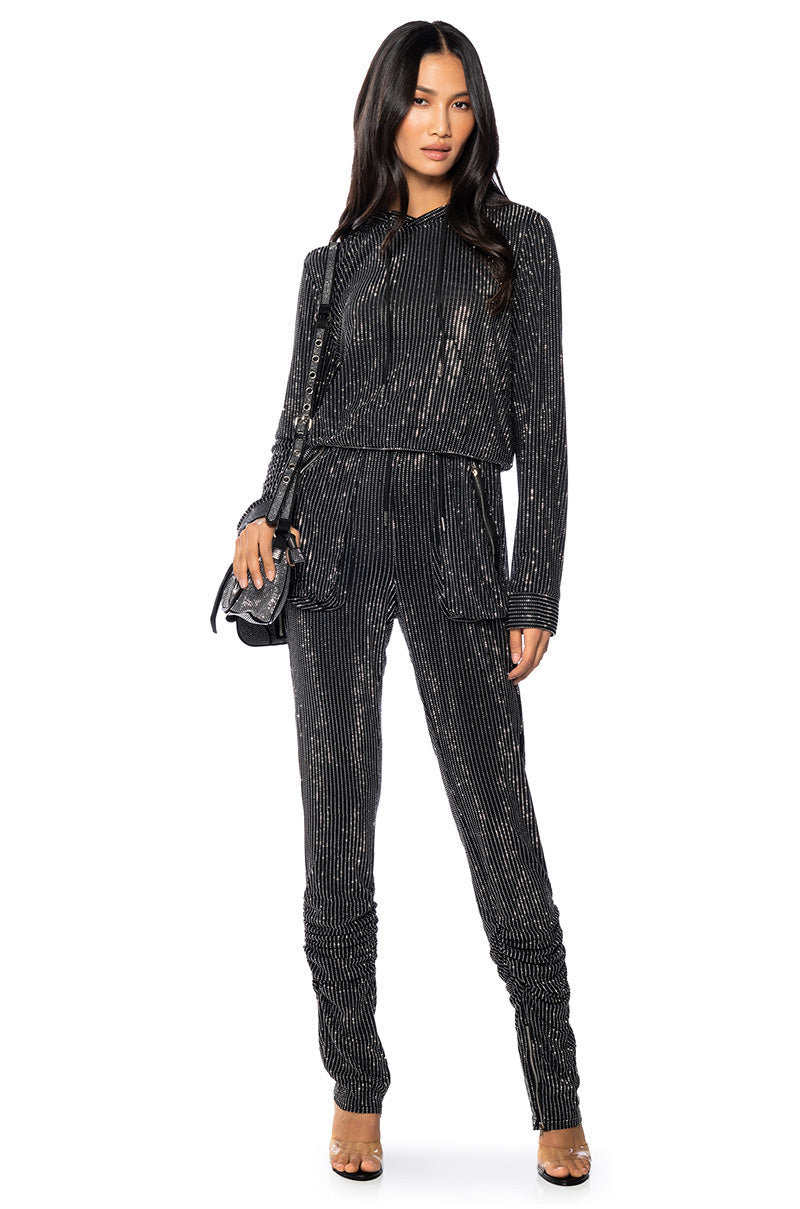 MARLOW EMBELLISHED MESH JOGGER