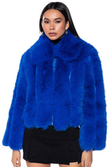 MARS GIRL FAUX FUR JACKET