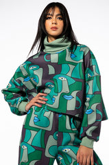 MEDUSA TURTLE NECK SCUBA SWEATSHIRT