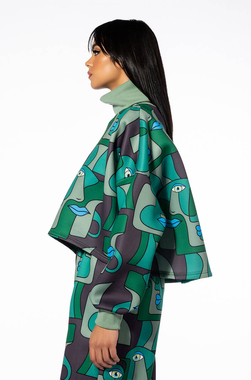 MEDUSA TURTLE NECK SCUBA SWEATSHIRT