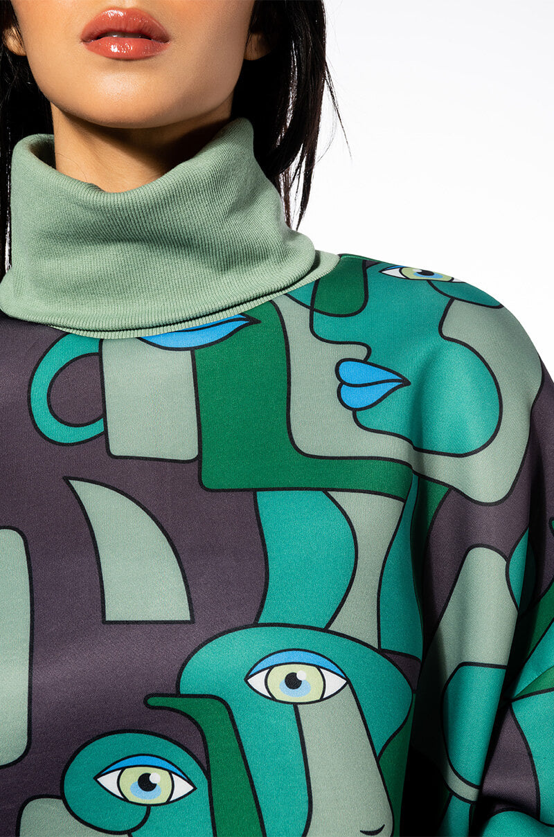 MEDUSA TURTLE NECK SCUBA SWEATSHIRT