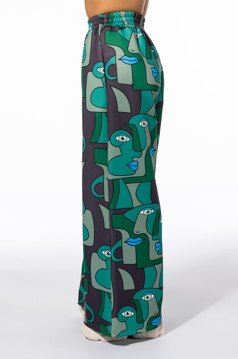 MEDUSA WIDE LEG SCUBA SWEATPANTS