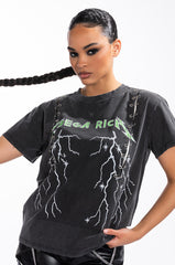 MEGA OR BUST EMBELLISHED GRAPHIC TSHIRT